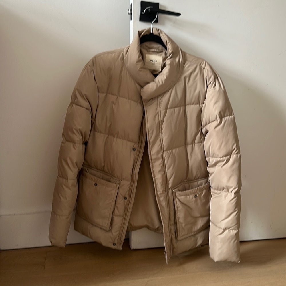 Tan Puffer Jacket - P&co